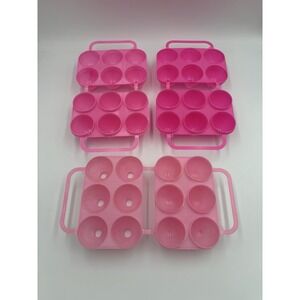 Jello Jigglers Egg Mold Lot Of 3‎ Easter Smooth Shots Shooters -intact Hinges